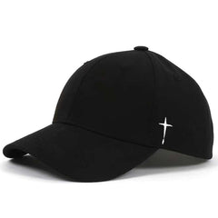 Casual Baseball Cap Cross Embroidery Dad Hat Adjustable Vintage Sports Hats