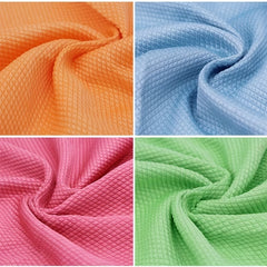 10pcs Microfiber Cleaning Dish Towels Reusable Kitchen Rags