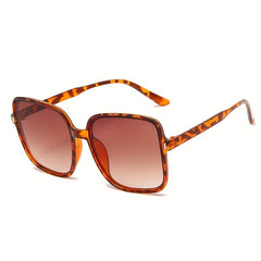 Oversized Square Sunglasses Jelly Gradient Glasses UV400