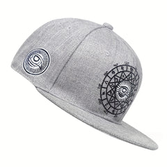 Big Eye Embroidery Snapback Hat Unisex Hip Hop Baseball Cap