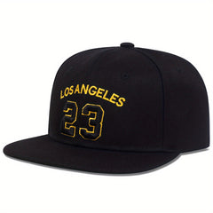 LA Embroidery Baseball Cap Unisex Snapback Hat Lightweight Sunscreen Dad Hat