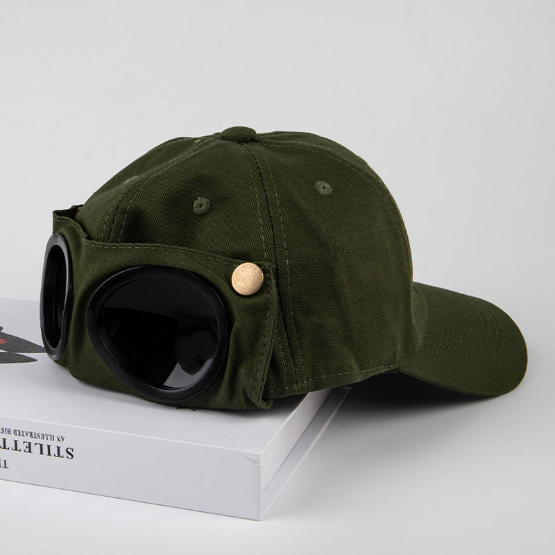 Summer Glasses Baseball Cap Unisex Sunglasses Cap Mens Baseball Cap