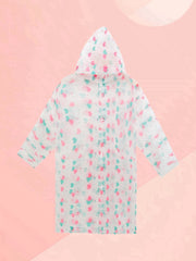 Girls Cartoon Raincoat Poncho for School