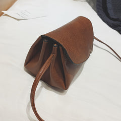 Vintage Style Flap Crossbody Bag Faux Leather Shoulder Bag Phone Bag