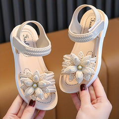 Girls Breathable Open Toe Sandals Lightweight Anti Slip Comfort Sandals