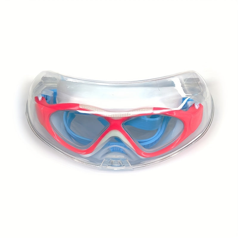 Kids Silicone Diving Goggles UV Protection Anti Fog Leakproof