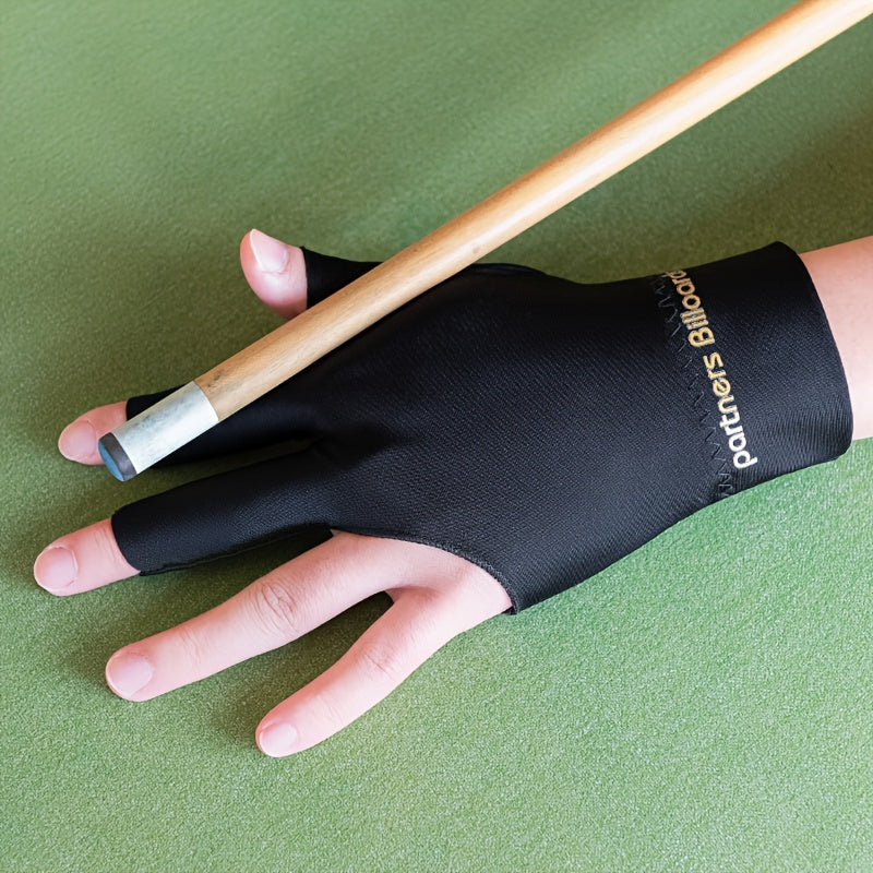 1pc Billiard Three finger Glove Cotton Glove With Non slip Sticker Left Hand