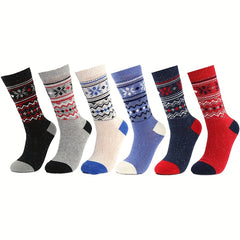 2 Pairs Floral Print Mid Tube Socks Women's Stockings