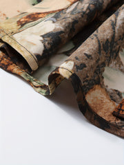  Casual Blouse Women's Plus Floral Print Button Up Collar Blouse