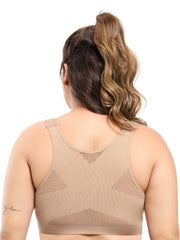  Seamless Sports Bra Women's Plus Back Support Top