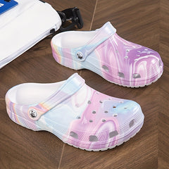Women's Lightweight Breathable Closed Toe Clogs