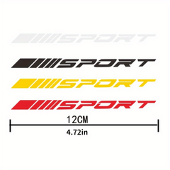 4pcs Sport Car Tire Rim Racing Sticker Personality Decorative Decal