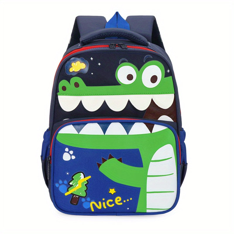 Kindergarten Cartoon Schoolbag Boys Girls Dinosaur Rabbit Backpack