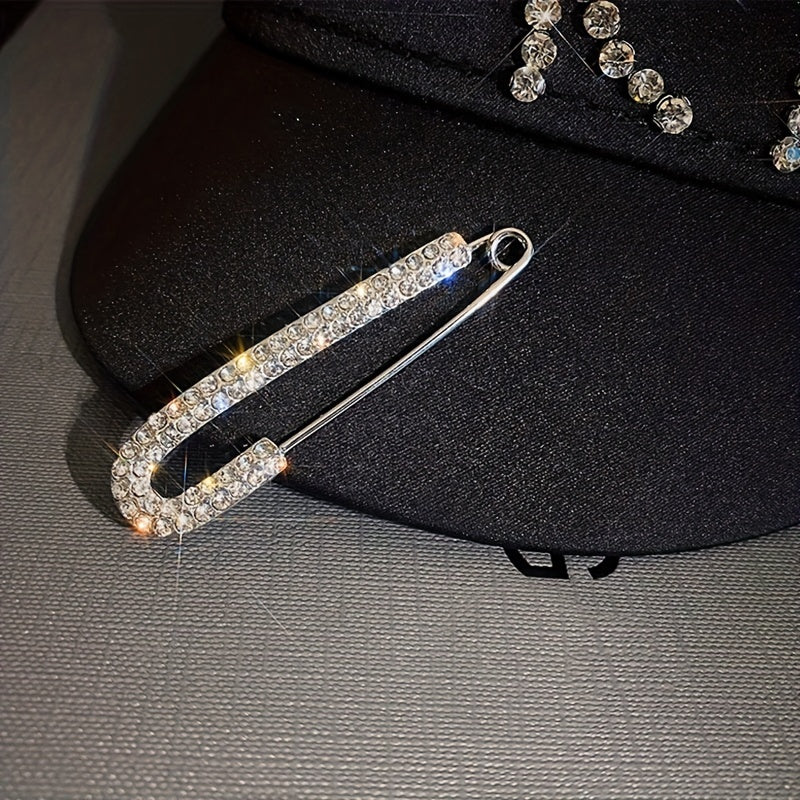 Women's Rhinestone Waist Pin Cardigan Shawl Scarf Buckle