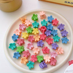 50pcs Minimalist Solid Hair Claw Banana Clip Non Slip Hair Accessories