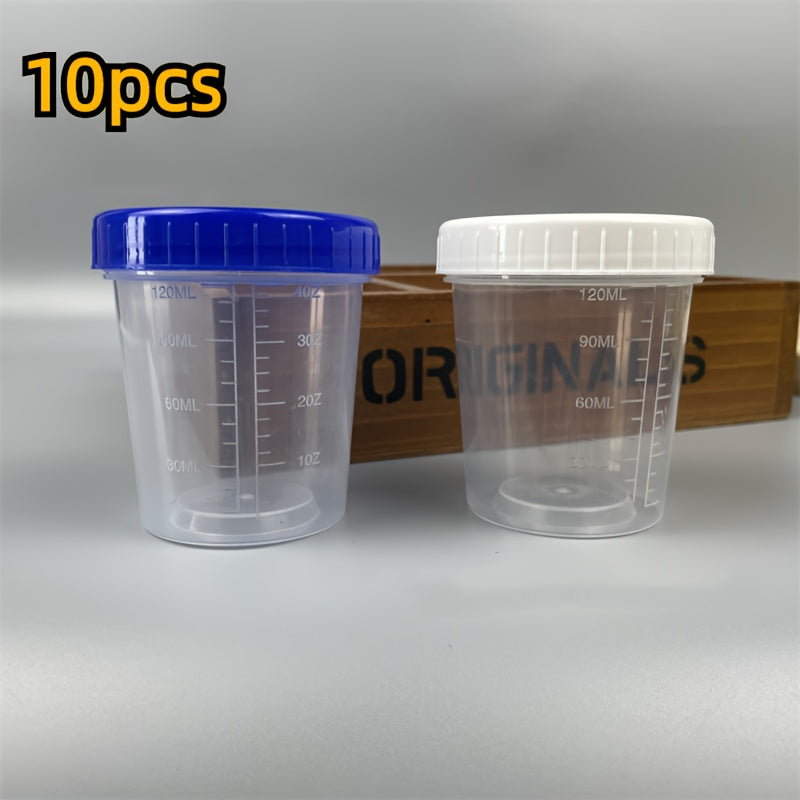 Plastic Measuring Cup With Lid 120ml Clear Scale Bait Box