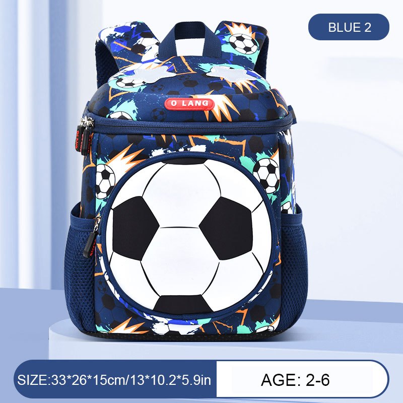 Kindergarten School Bag Football School Bag Toddler Bag Kids Backpack