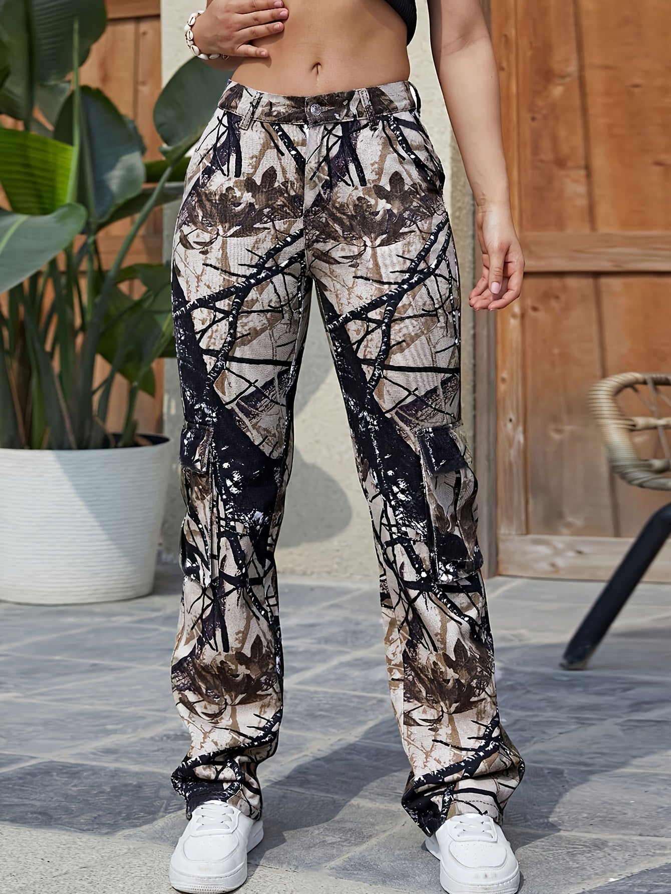 Casual Cargo Pants Outdoor Sports Trousers Women's Activewear