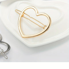 Heart Hair Clip For Side Hair Bangs Braids Girls Accessories