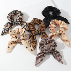 6pcs Bowknot Elastic Headband Set
