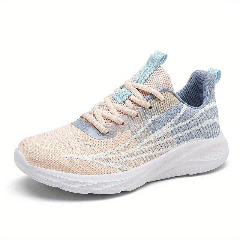 Women's Mesh Sneakers Lace Up Non slip Running Shoes Comfort Soft Sole