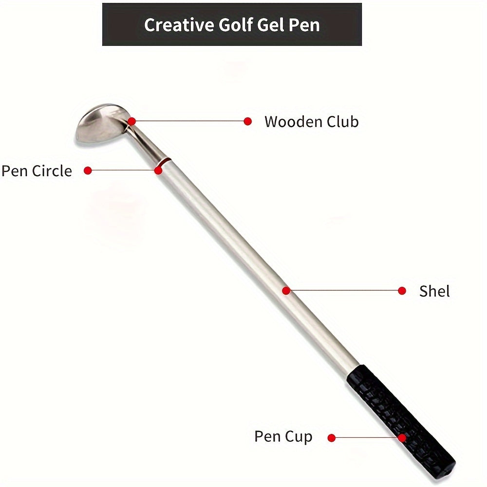 Golf Mini Desktop Pen Gift Set with Putter Game