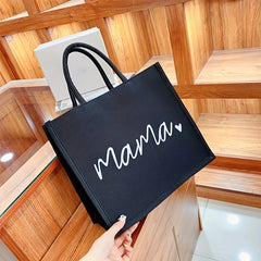 Minimalist Canvas Tote Bag Large Capacity Shoulder Bag