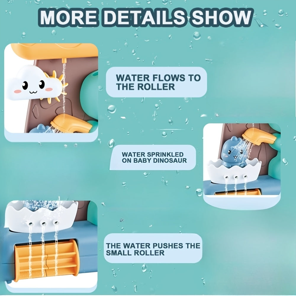 Dino Bath Toy Interactive Cartoon Suction Cup Shower Toy