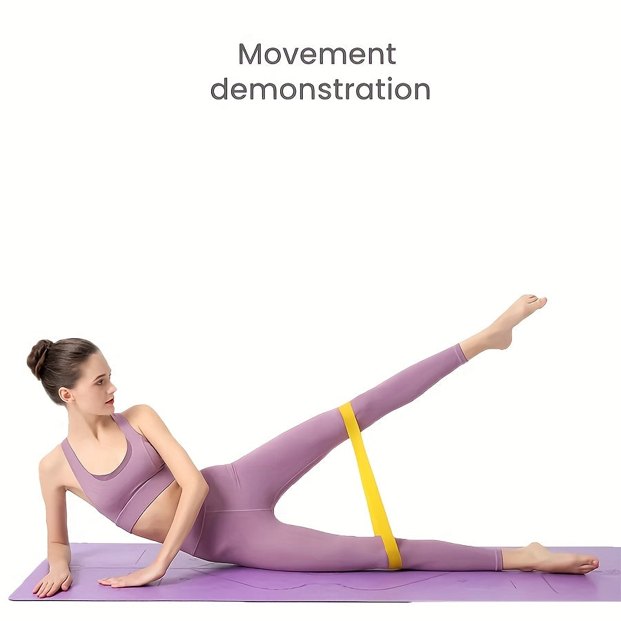 6pcs Latex Yoga Resistance Band for Strength Workout