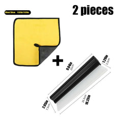 Car Water Scraper Detailing Supplies Silicone Windshield Wash Scraper Tool