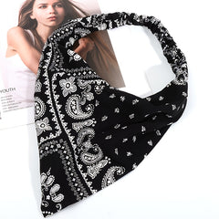 Paisley Head Scarf Bandana Head Wrap Pre-Tied Hair Cover