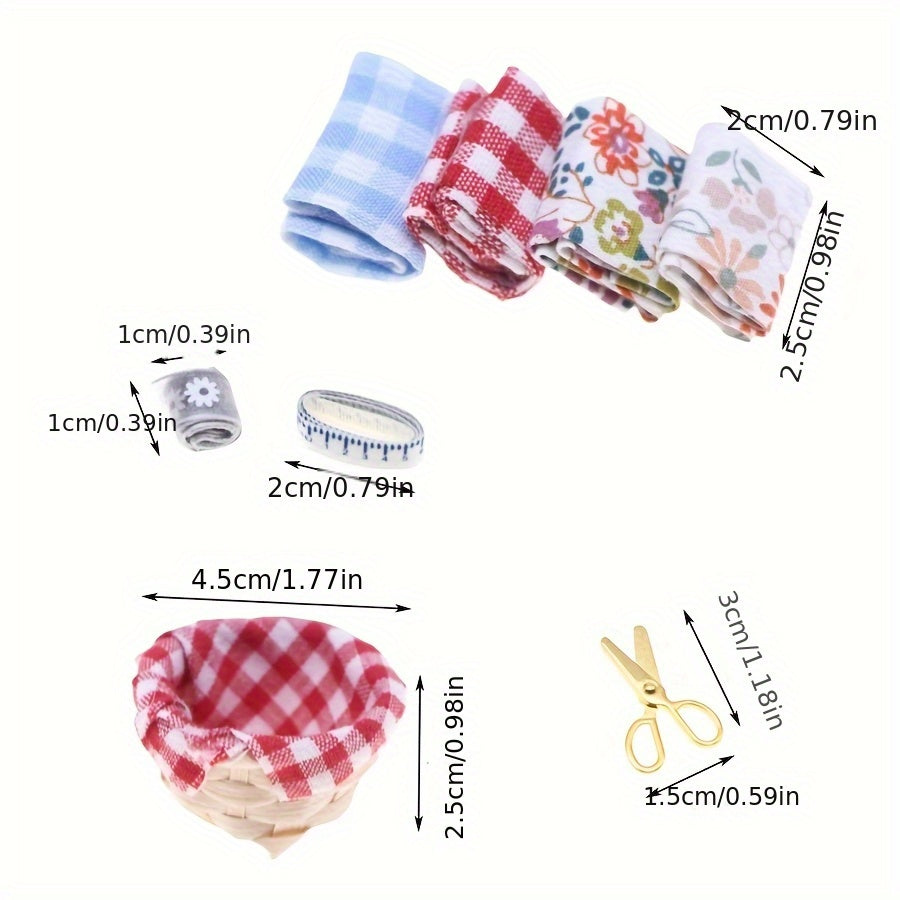 Yarn Dollhouse Decorations for DIY Home Settings
