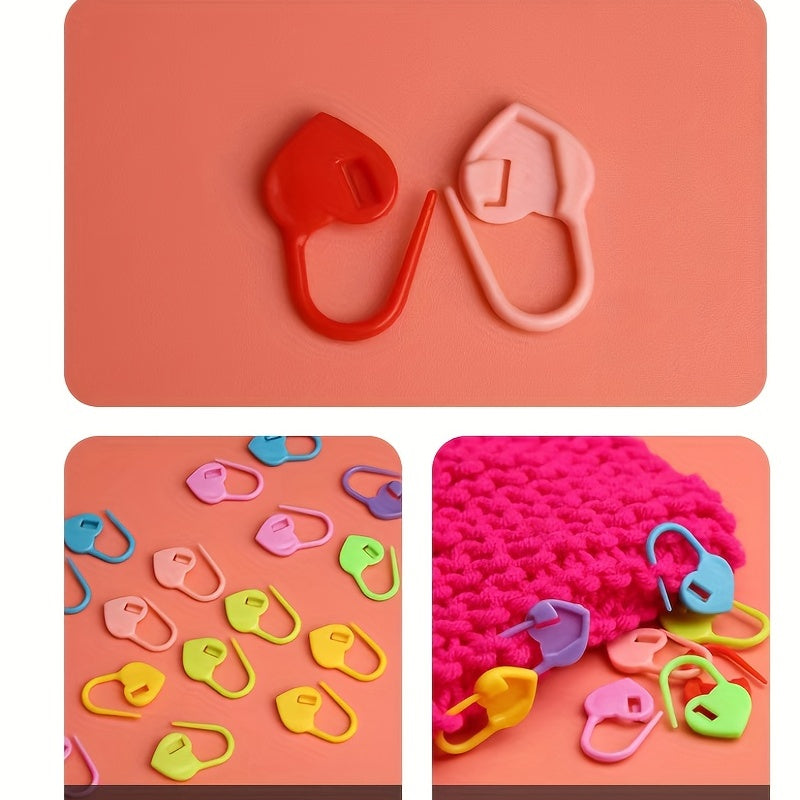 20pcs Sweater Mark Buckle Knitting Tool Small Pin Buckle Counting Needle