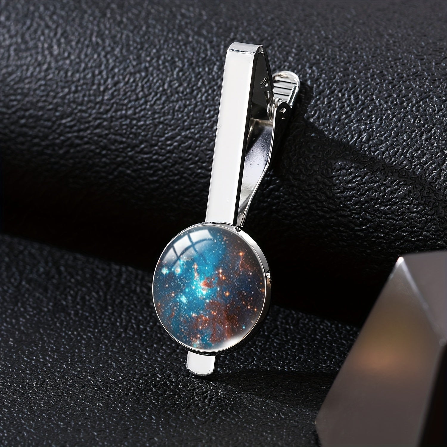 Cloud Star Glass Metal Tie Clips for Men