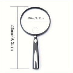 Handheld Magnifying Glass for Elderly Reading, Large HD Mirror Glass