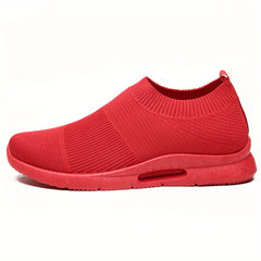 Women's Knitted Sports Shoes Slip On Running Sneakers