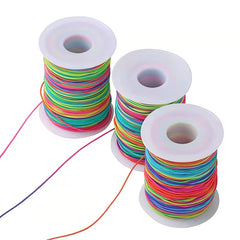 54 Yards 1mm Rainbow Elastic Cord Stretchy Bracelet String
