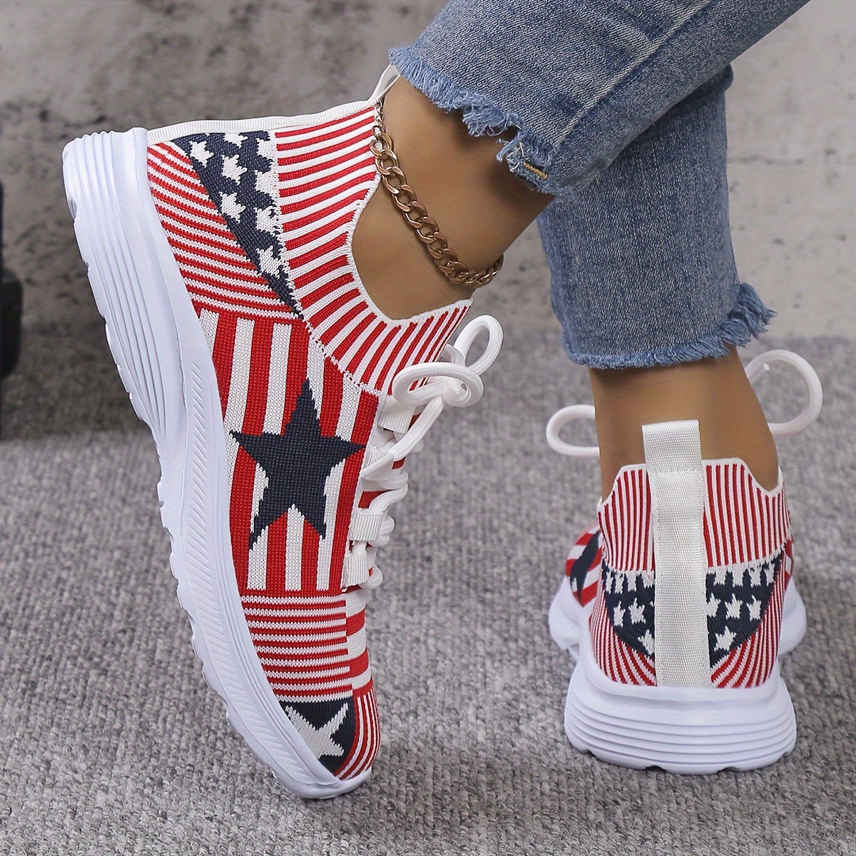 Women's Mesh Tennis Sports Shoes Lightweight Non slip Travel Shoes