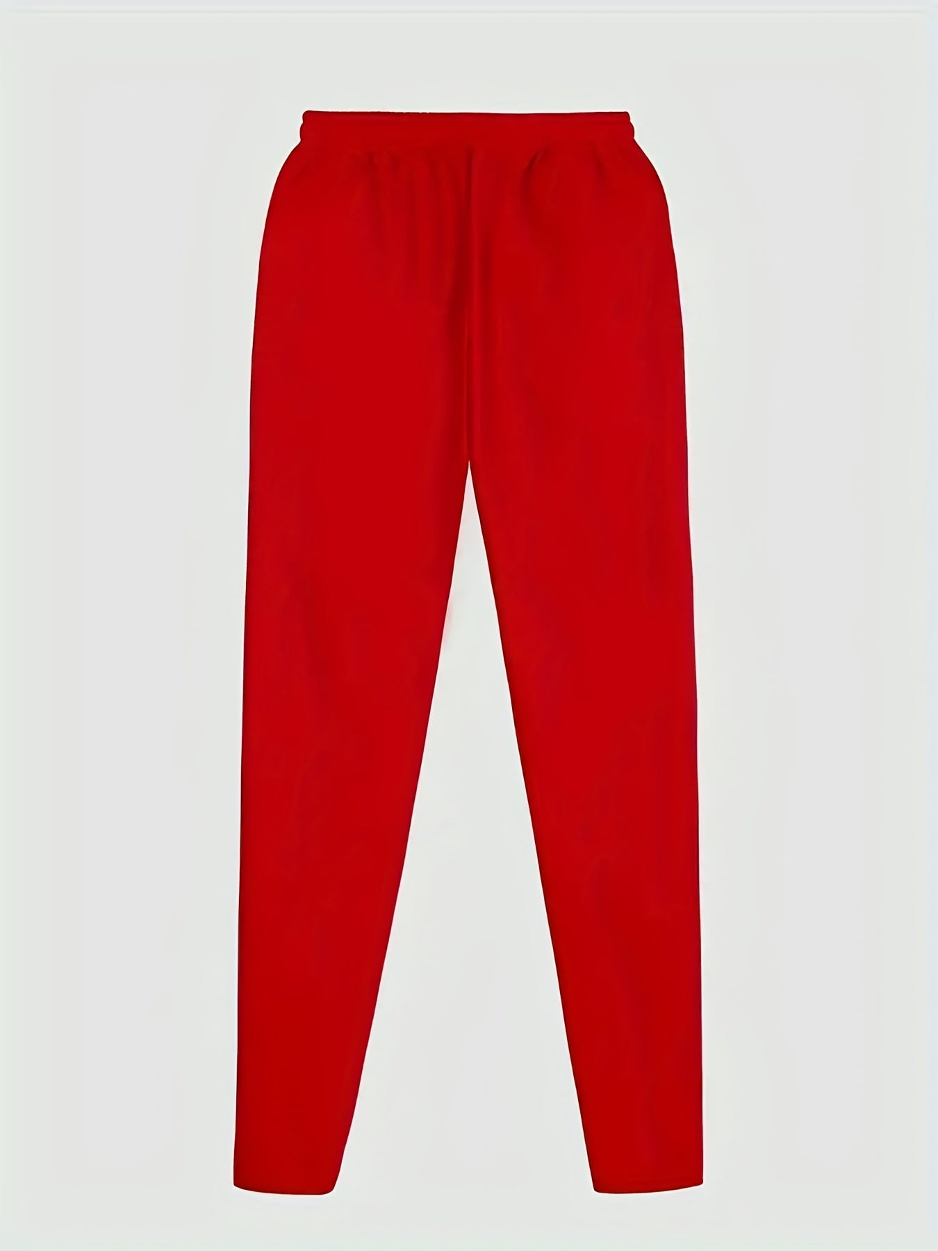 Cactus Pattern Slim Fit Flared Joggers Men's Casual Pants