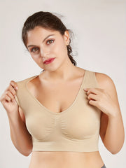 2 Pack Women's Plus Size Seamless Sports Bras Set
