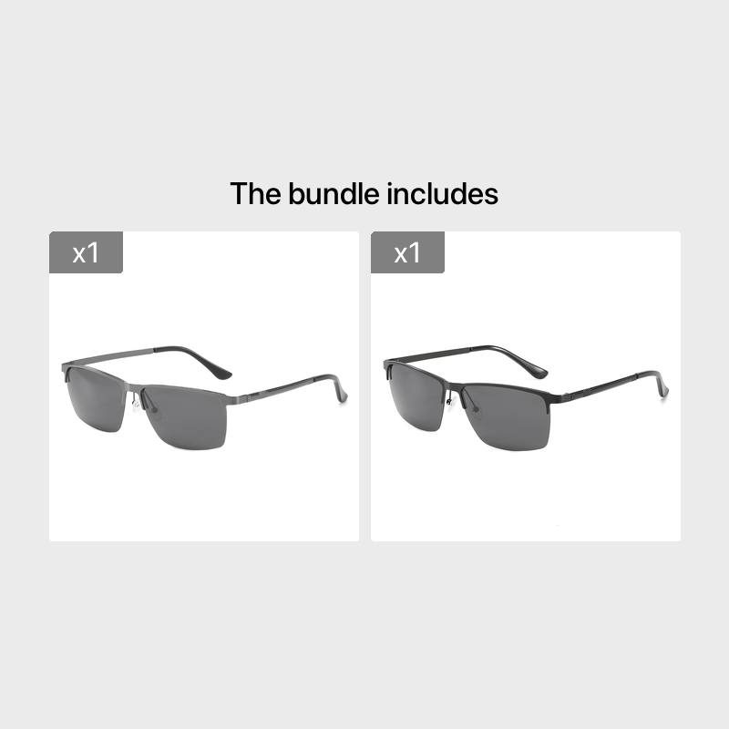 Men's Metal Driving Sunglasses Polarized UV400
