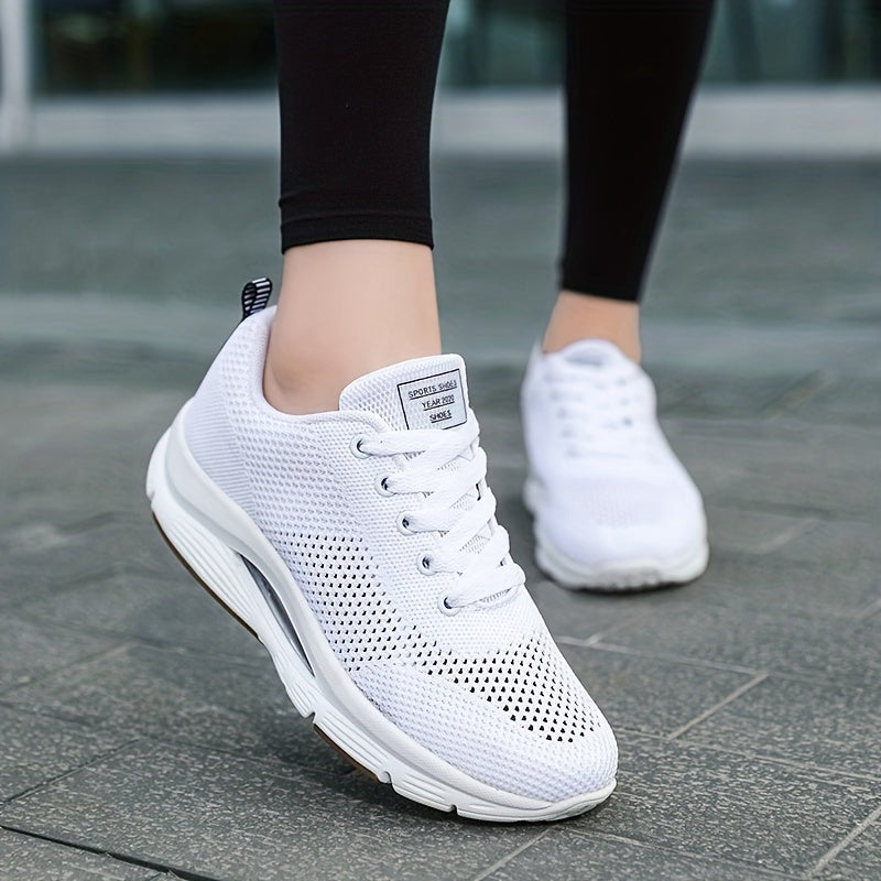 Women's Air Cushion Wedge Sneakers Non slip Comfortable Walking Shoes