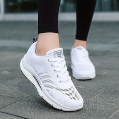 Women's Air Cushion Wedge Sneakers Non slip Comfortable Walking Shoes