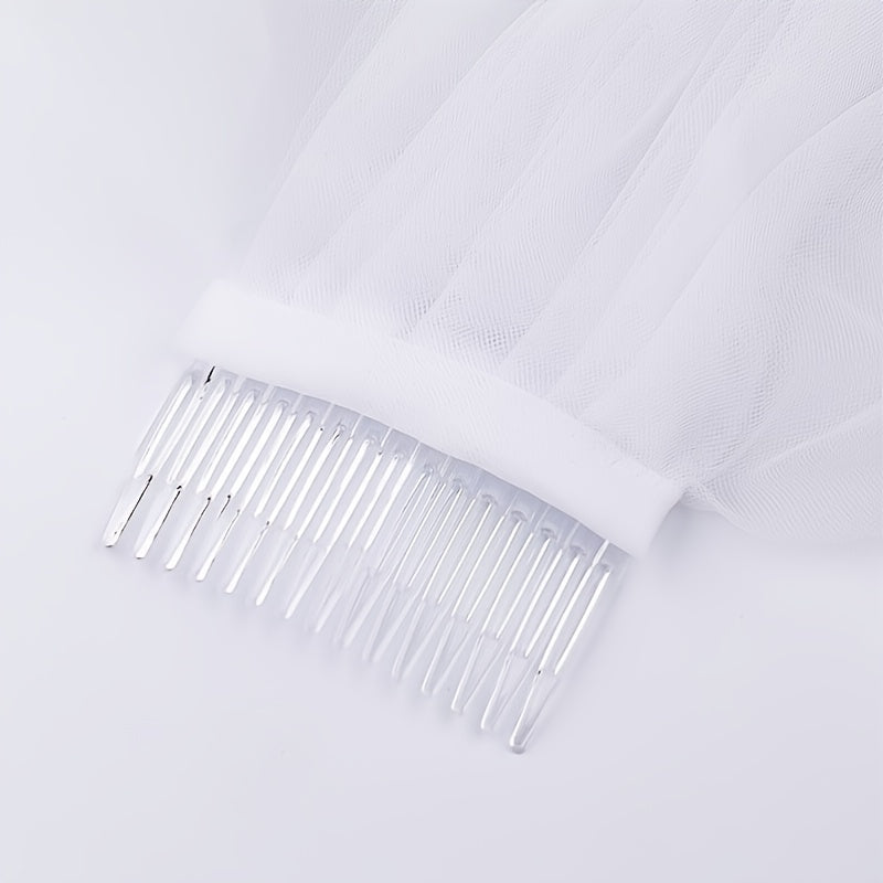 Lace Headdress Wedding Accessories Bride's Veil With Comb