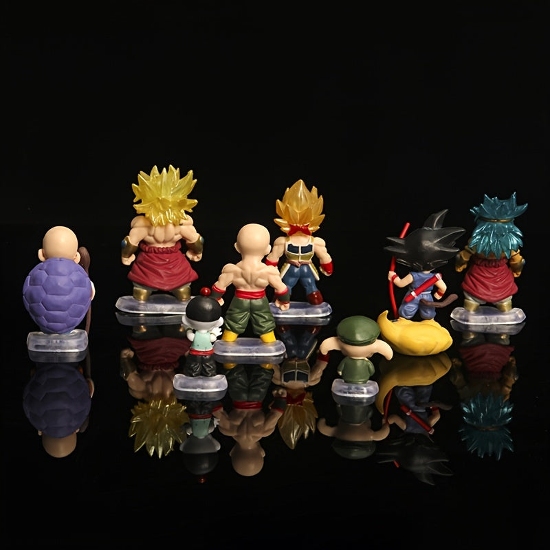 8pcs Anime Figures Model Toys Collection, Perfect Gift for Anime Fans