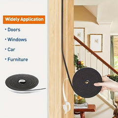 Grey Insulation Tape 2M1 - Weather Stripping Draught Exclude