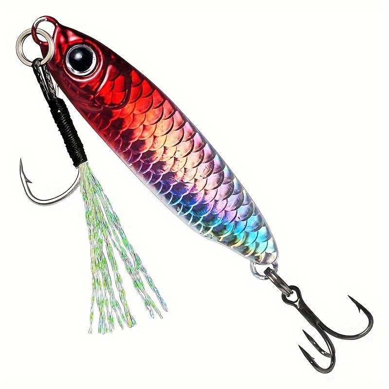 4pcs Metal Jig Sea Fishing Hard Bait Fishing Accessories