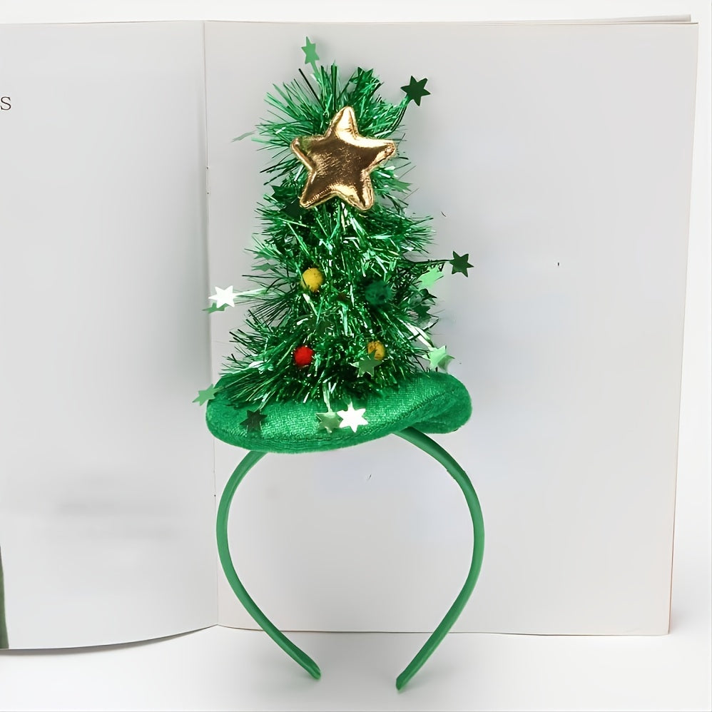 Christmas Tree Headband Christmas Party Hair Hoop 1PCS