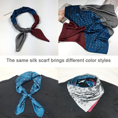 Gentleman Retro Silk Scarf Square Scarf