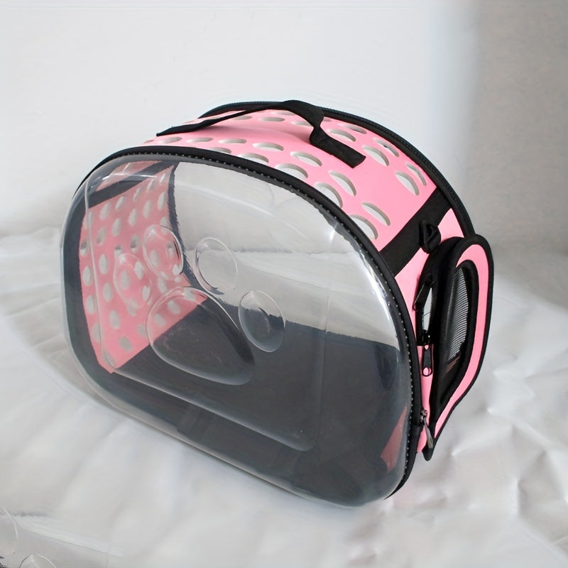 Pet Carrier Bag For Dog And Cat Transparent Portable Puppy Travel Bag